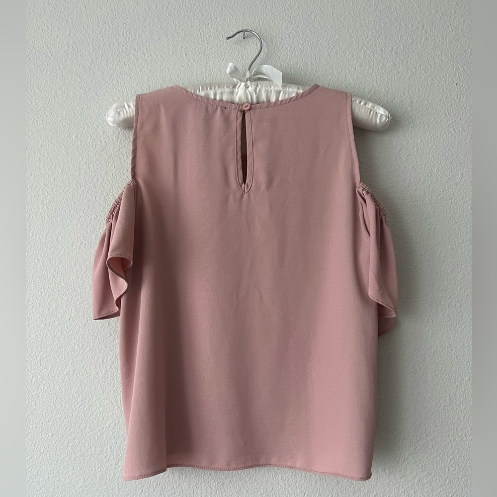 || onTWELTH || COLD SHOULDER || RUFFLE BLOUSE || - Picture 2 of 5